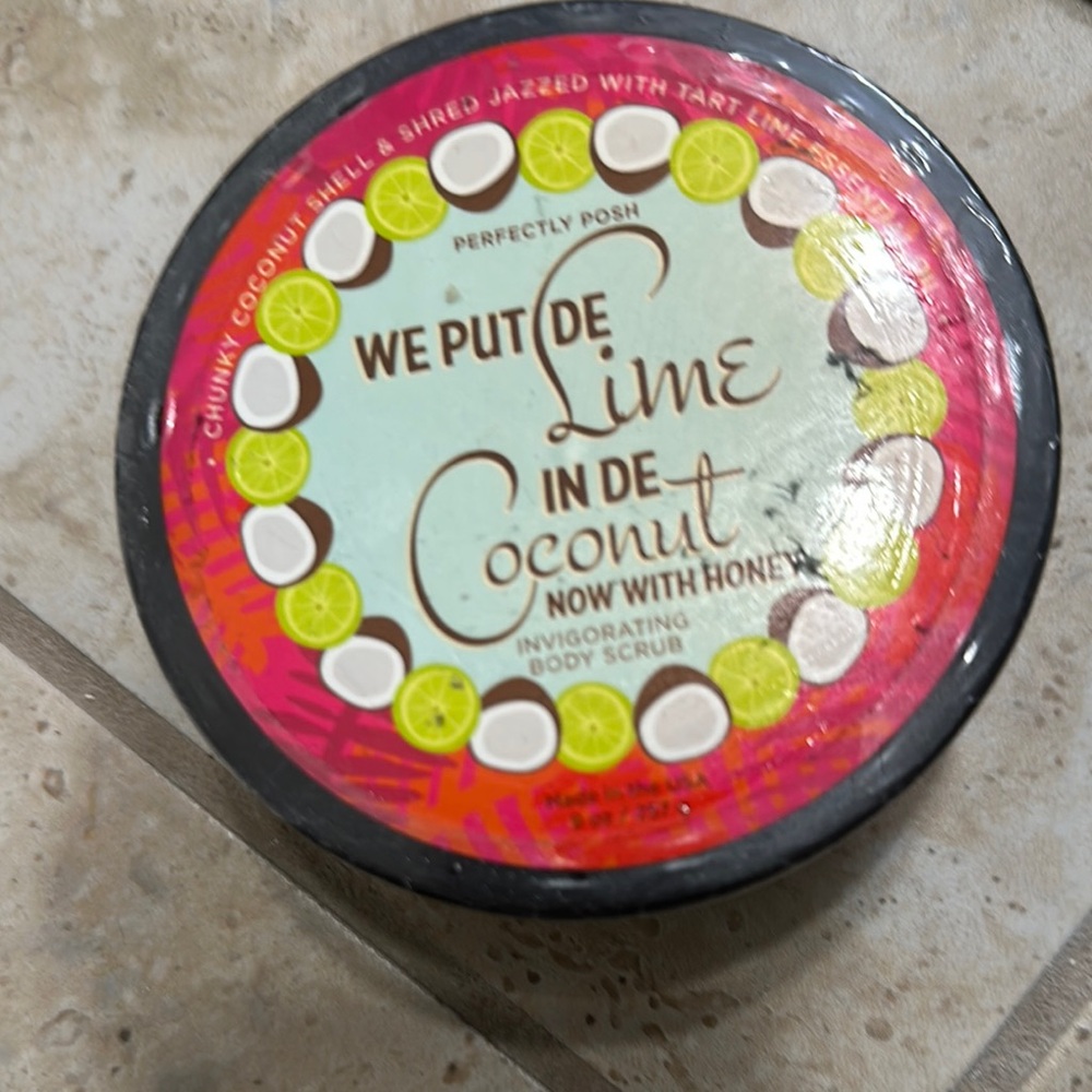 Perfectly Posh Lime Coconut Honey Body Scrub